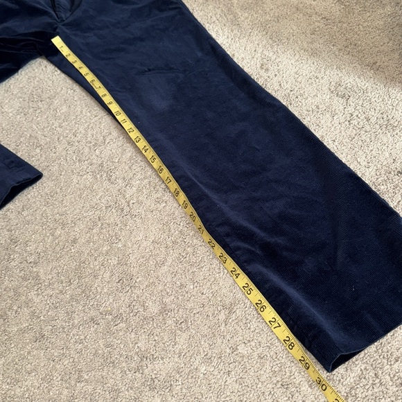 Ralph Lauren Golf women’s 12 corduroy pants navy blue casual athletic - Picture 7 of 9